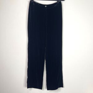New Chico's Silk Velvet Vasha High Waist Velour Pant Women's Small (Chico's 0.5)